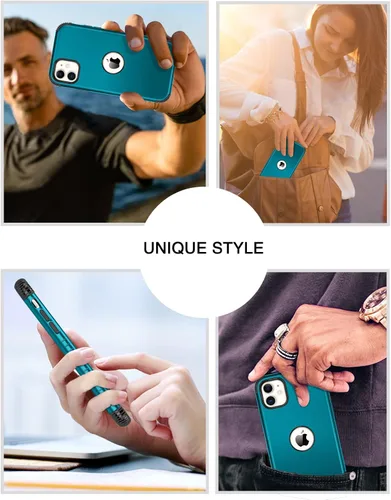 Miniatura 7 de BENTOBEN Funda para iPhone 11, funda para teléfono iPhone 11, resistente 2 en 1, protección completa rugosa a prueba de golpes, híbrida parachoques