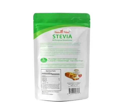 Miniatura 2 de Natural Mate Edulcorante sin calorías – Polvo granular orgánico de stevia mezclado con eritritol – Reemplazo de azúcar 2:1 para ceto, paleo, bajo IG