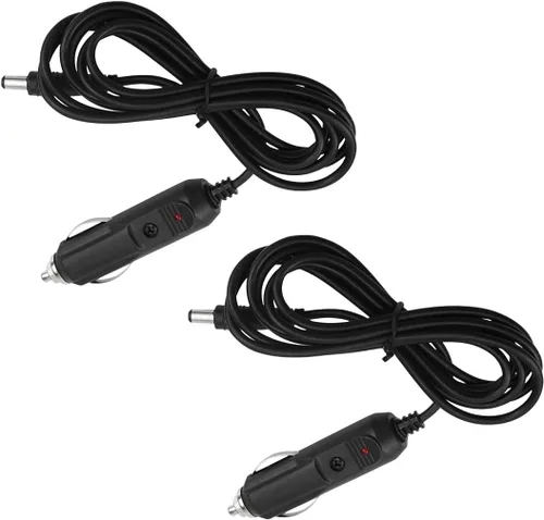 Miniatura 7 de Adaptador de cargador de coche de 12 V, compatible con cojín de masaje de cuello y espalda, encendedor de cigarrillos, cable de enchufe macho