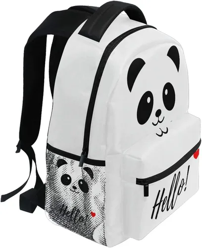 Miniatura 37 de ATTX Linda mochila con diseño de panda para niños y niñas, Panda-h, Ciclismo