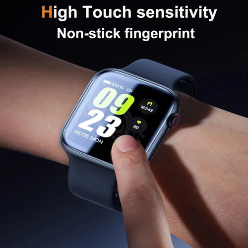 Miniatura 5 de Paquete de 2 protectores de pantalla de vidrio templado para Apple Watch de 1.575 pulgadas SE Series 6/5/4, fácil instalación, sin burbujas, dureza