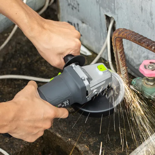Miniatura 8 de GALAX PRO Amoladora Angular Eléctrica, Equipada con Motor de 4.0 Amperios con Potencia de Salida Máxima de 750W, Amoladora Angular con Cable