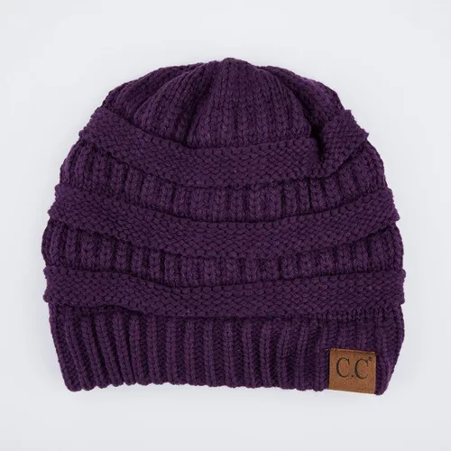 Miniatura 2 de C.C Exclusives - Gorro de punto trenzado, grueso, suave y cálido (HAT-20A) (HAT-30) (HAT-730)
