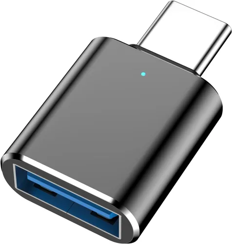 [Certificado MFi] Adaptador USB C macho a USB 3.0 hembra OTG, adaptador portátil tipo C a USB, conector de sincronización de datos OTG para iPhone