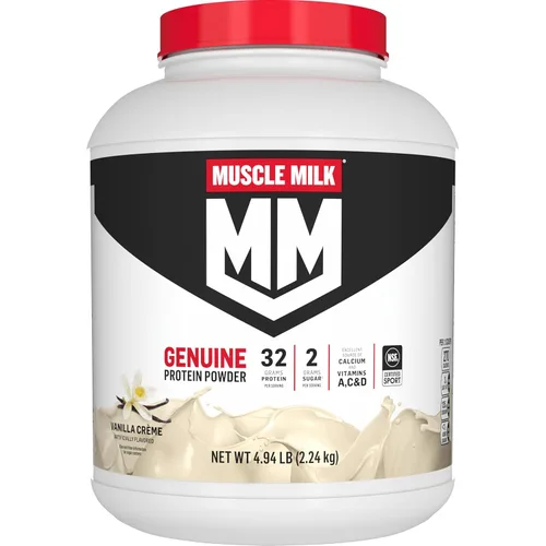 Miniatura 16 de Muscle Milk Polvo de Proteína Genuine, Crema de Banano, 1.93 Libras, 13 Porciones, 32g de Proteína, 4g de Azúcar, Calcio, Vitaminas A, C y D