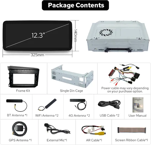 Miniatura 7 de JOYING Radio de coche para Honda Civic 2012, pantalla táctil QLED de 12.3 pulgadas Android 13 estéreo para coche 12 GB+256 GB Plug and Play