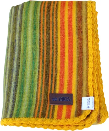 Miniatura 8 de Manta de lana de alpaca - Hermosa y cálida, 80 x 60 pulgadas, ultra suave, hipoalergénica y transpirable. (aceituna)