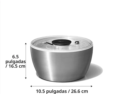 Miniatura 2 de OXO Steel - Centrifugador de ensalada