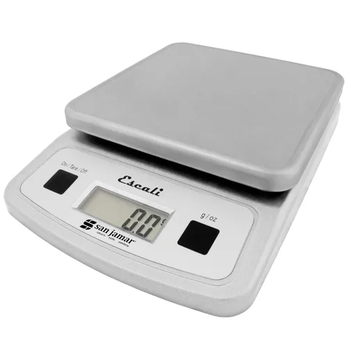 Miniatura 9 de San Jamar SCDG2LP Báscula digital de bajo perfil para alimentos/cocina, capacidad de 2 libras