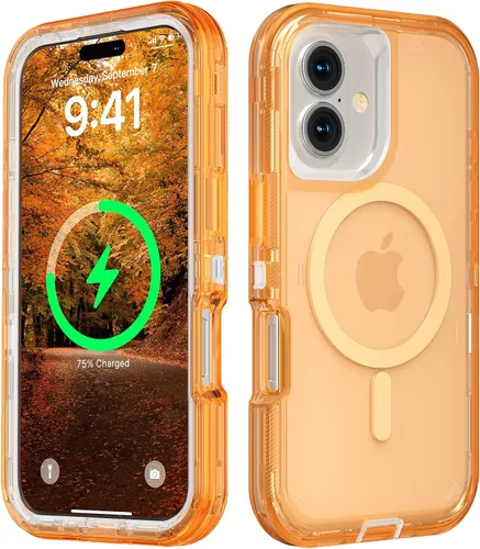 Miniatura 9 de Follaroma para iPhone 17 Pro Max, Funda Compatible con MagSafe, Funda Magnética Transparente de Doble Capa, Funda Resistente Anti-Caída y a Prueba
