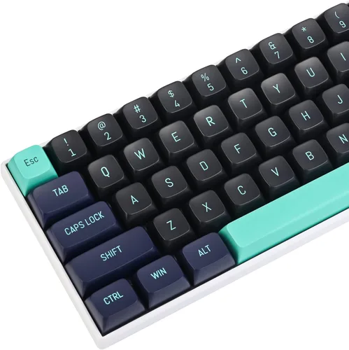 Miniatura 36 de GTSP 61 Teclas 60 Por Ciento, Teclas Ducky One 2 Mini para Teclado Mecánico Perfil OEM RGB PBT Set de Teclas con Extractor de Teclas para Cherry MX