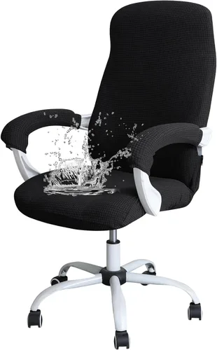 Miniatura 65 de Forcheer - Fundas elásticas para reposabrazos de silla de oficina, resistentes al agua, de Spandex y Jacquard, para sillas de oficina y computadora