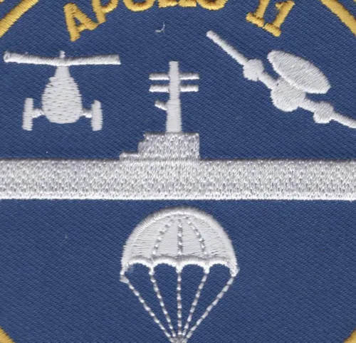 Miniatura 2 de Parche de nave avispón CVS-12 USS Apollo 11 Recovery Multicolor Estándar