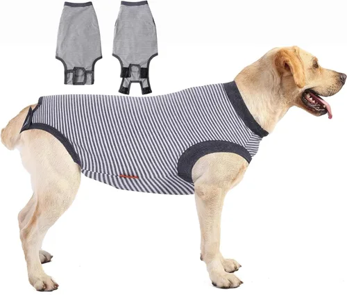 Miniatura 24 de Traje de Recuperación de Cirugía de Perro, Traje de Recuperación Quirúrgica para Perro Macho Hembra Neuter, Camisa de Esterilización Mameluco