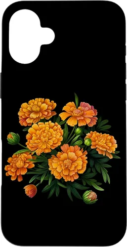 Miniatura 23 de Vintage Marigold Inspired Flower Case for iPhone 12 Pro Max