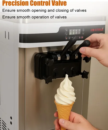Miniatura 3 de 3 piezas de 6.3 in de varilla de válvula accesorio apto para máquinas de helado Vevor Soft Serve, accesorios para máquina de helado, piezas