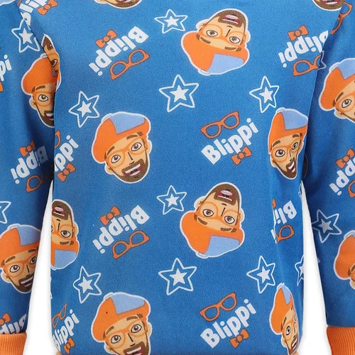 Miniatura 3 de Blippi Conjunto de camisa y pantalones de manga larga para niños pequeños y niños pequeños