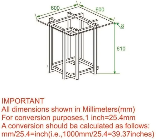 Miniatura 3 de Nspire Mesa de cristal y metal contemporánea en plata y oro