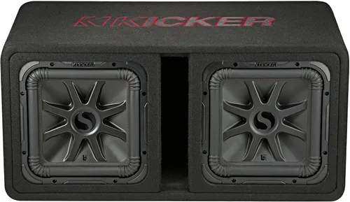 Miniatura 2 de KICKER 45DL7R122 L7R 12" Subwoofers duales+paquete de subcaja ventilada con amplificador mono Rockville+kit de amplificador (3 artículos)