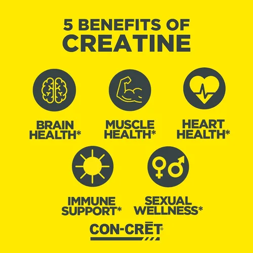 Miniatura 4 de CON-CRET Creatina HCl + recuperación muscular con Alpha-GEE®, apoya la recuperación muscular, reduce el dolor, restaura la salud muscular, 90