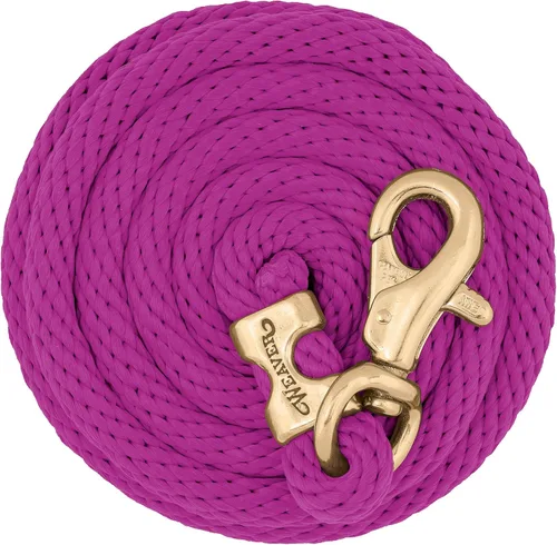 Miniatura 42 de Weaver Leather Cuerda de plomo de 10 pies Huracán Azul/Rosa Fusión/Púrpura Jazz