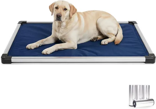Miniatura 10 de K9 Ballistics - Cama para jaula de perro, a prueba de mordiscos, acolchada y blindada, prácticamente indestructible, patas incluidas