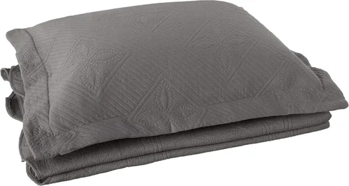 Miniatura 20 de Superior Juego de colcha de algodón de 2 piezas, diseño de círculos celtas, decoración de cama para el hogar, 1 funda de almohada, manta