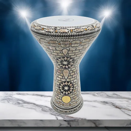 Miniatura 3 de El modelo Gawharet El Fan Darbuka Doumbek NG 2.0 de 17.5 pulgadas (negro palas)