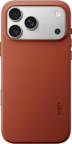 Miniatura 16 de MOFT Funda para iPhone 17 Pro, funda MOVAS a presión, compatible con MagSafe, piel vegana suave al tacto, diseño minimalista clásico, ligera