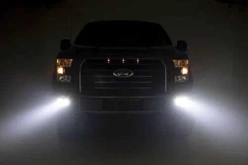Miniatura 9 de Rough Country Kit de luces antiniebla LED Spot/Flood para Ford F-150-70865 2015-2017