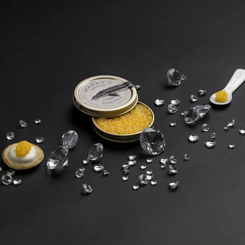 Miniatura 3 de MARKY'S Almas Osetra Caviar de esturión – 1 oz / 28 g – Malossol Almas Ossetra Roe