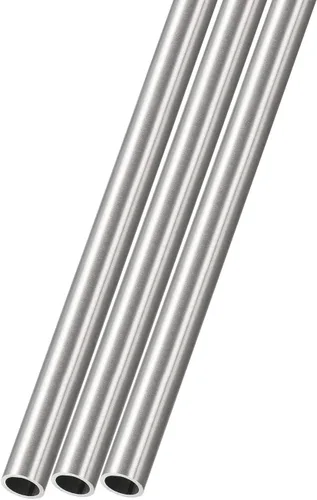 METALLIXITY Tubo de acero inoxidable 304 (0.276 in de diámetro exterior x 0.031 in de alto x 11.811 in de largo) 3 piezas, tubo recto, para muebles