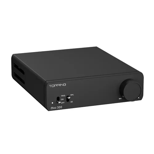 Miniatura 2 de TOPPING Mini300 Amplificador de potencia estéreo compacto, diseño totalmente equilibrado de clase D, 140 W × 2 @4 Ω, distorsión ultrabaja <0.0004%