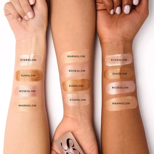 Miniatura 4 de Saie Mini Glowy Super Gel - Base de maquillaje hidratante y suero iluminador enriquecido con vitamina C y aceite de escualano, maquillaje líquido