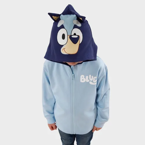 Miniatura 4 de Bluey Sudadera con capucha con orejas 3D Sudadera con capucha con cremallera Sudadera con capucha de disfraz para niños Edades de 2 a 8 años