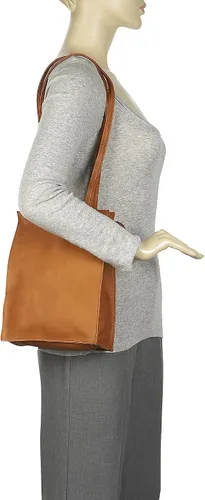 Miniatura 5 de Le Donne Bolso de mano simple simple de cuero de la correa doble