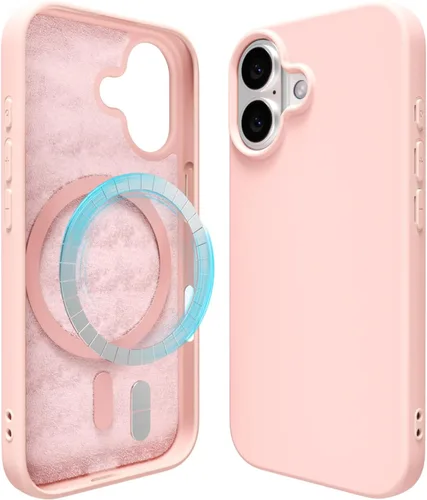 Miniatura 190 de oakxco Funda de silicona para iPhone 12 Pro Max, magnética, compatible con carga inalámbrica Magsafe, cubierta protectora de goma suave y delgada