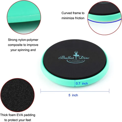 Miniatura 3 de Turn Board for Dancers, Ballet Turning Board, Turning Boards for Dancers, Spinning Boards for Pirouette, Turns and Balance, Spinner Boards for