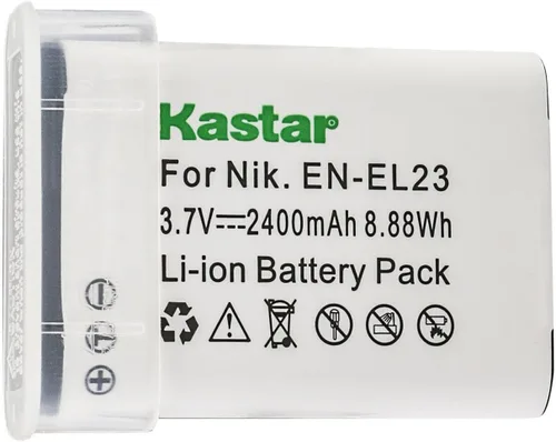 Miniatura 2 de Kastar 4 Pack EN-EL23 Battery and LCD Triple USB Charger Compatible with Nikon EN-EL23 ENEL23 Battery, Nikon MH-67 MH-67P Charger, Nikon Coolpix