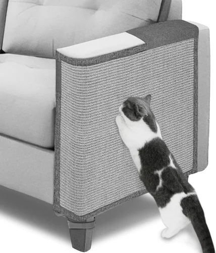 Miniatura 21 de Protector de Sofá contra Arañazos de Gato, 27.6" L*19.6" A Almohadilla Protectora de Muebles contra Arañazos de Gato Protector de Brazo de Sofá