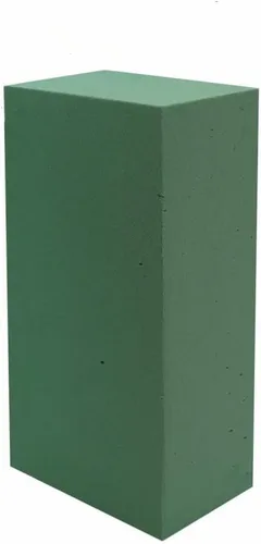Miniatura 4 de 6 paquetes de bloques de espuma floral para arreglos de flores frescas y artificiales, bloque de espuma de poliestireno verde para pasillo de boda
