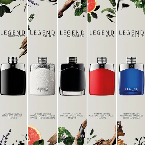 Miniatura 7 de MONTBLANC - Legend Eau de Toilette - Colonia para hombre - Fragancia fresca y fougere - Con notas de Bergamota, Jazmín y Sándalo
