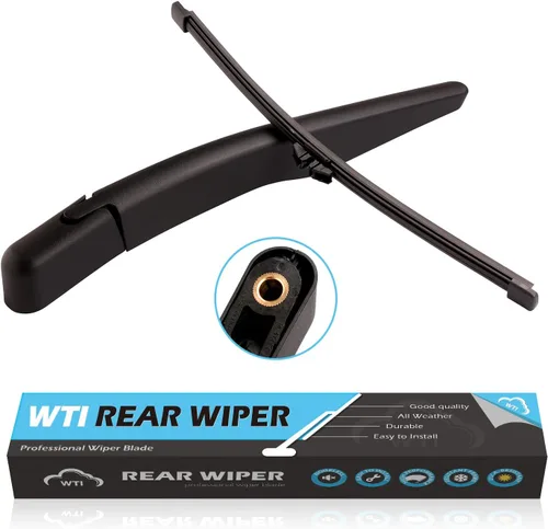Miniatura 12 de WTI Juego de brazo y escobillas para limpiaparabrisas trasero Compatible con Ford Edge 2007-2014 / Compatible con Lincoln MKX 2007-2014 SUV Conjunto