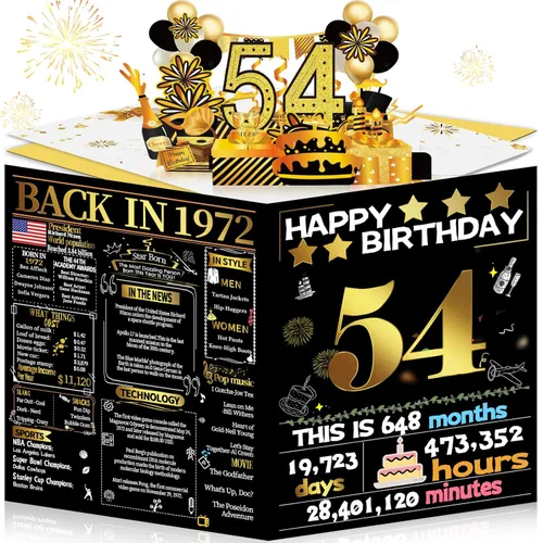 Miniatura 50 de Joycard Tarjeta de cumpleaños número 11 para niña y niño, regalo emergente 3D de feliz cumpleaños para hija e hijo, divertidas decoraciones