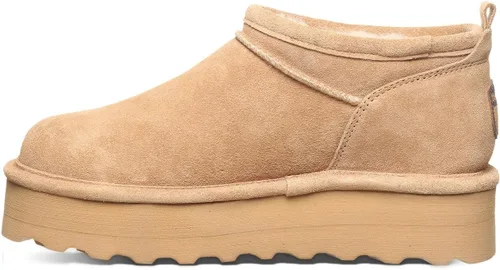 BEARPAW Botas retro súper cortas para mujer, botines para mujer, botas de meter para mujer, cómodas botas de invierno, varios colores y tamaños