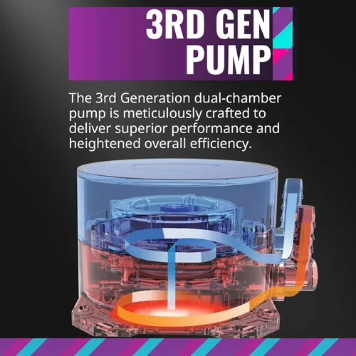 Miniatura 6 de CoolerMaster MasterLiquid ML240L RGB V2, enfriador líquido de CPU AIO de bucle cerrado, bomba de cámara dual de 3ª generación, radiador de 240mm