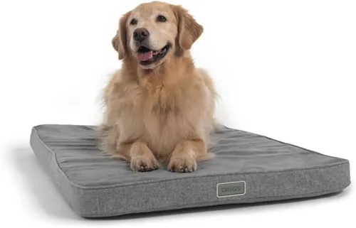 Miniatura 9 de Diggs Snooz - Cama para perros de espuma viscoelástica, almohadilla para jaula de perro de tamaño ideal, cama ortopédica de alta calidad para jaula