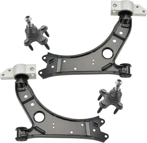 Miniatura 78 de TRQ Brazo de control delantero superior e inferior con rótula juego de 4 piezas compatible con Land Rover Range Rover 2003-2012
