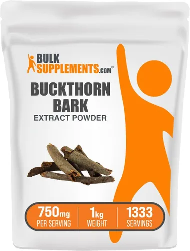 Miniatura 7 de BulkSupplements. com Extracto de corteza de espino cerval en polvo, extracto de espino cerval de aliso, extracto brillante de espino amarillo