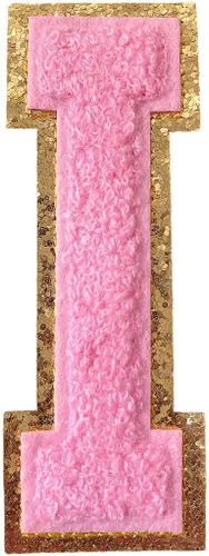 Miniatura 113 de GYGYL - 3 parches de letras deportivas de felpilla con purpurina, parches para planchar de tamaño grande para decoración de disfraces